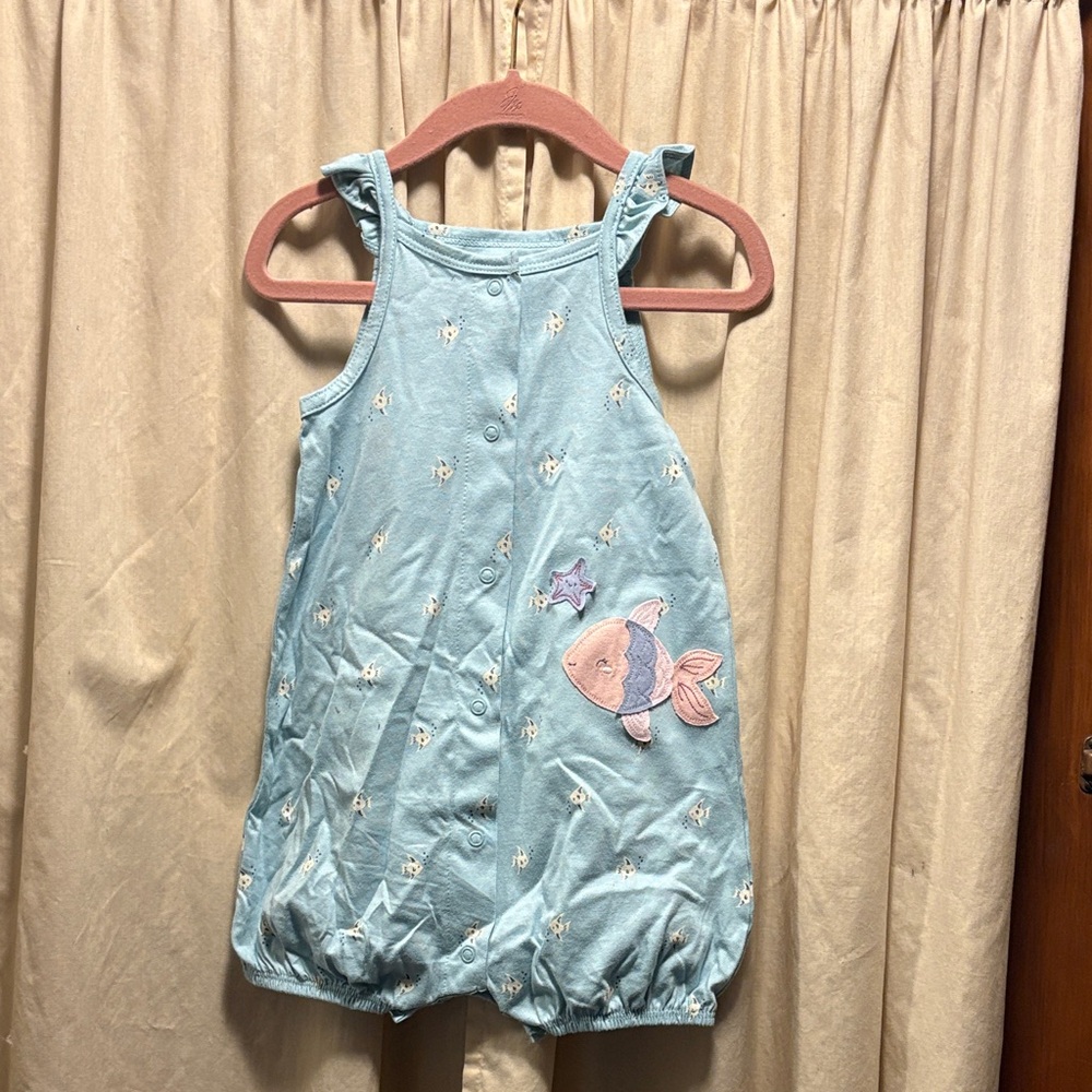 Carter's Light blue onesie